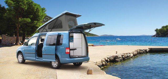 VW Caddy Maxi Camp (Reimo Transformation Camper) - Mees Camper Center